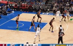 孤胆斗牛士?️SGA游龙戏凤深入敌阵 化身节奏大师上篮一击毙命