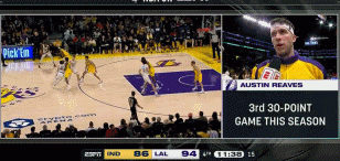 今天是里皇!里夫斯26中14砍生涯新高45分加7板7助3断 正负值+14