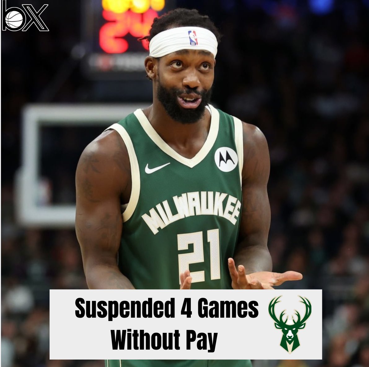 此前被NBA停薪禁赛4场!两名步行者球迷起诉去年用球砸人的贝弗利