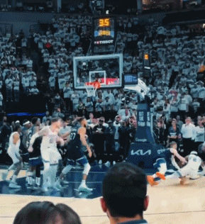 球迷接球帮森林狼争取时间!SGA:他碰到了??有脑子的?!